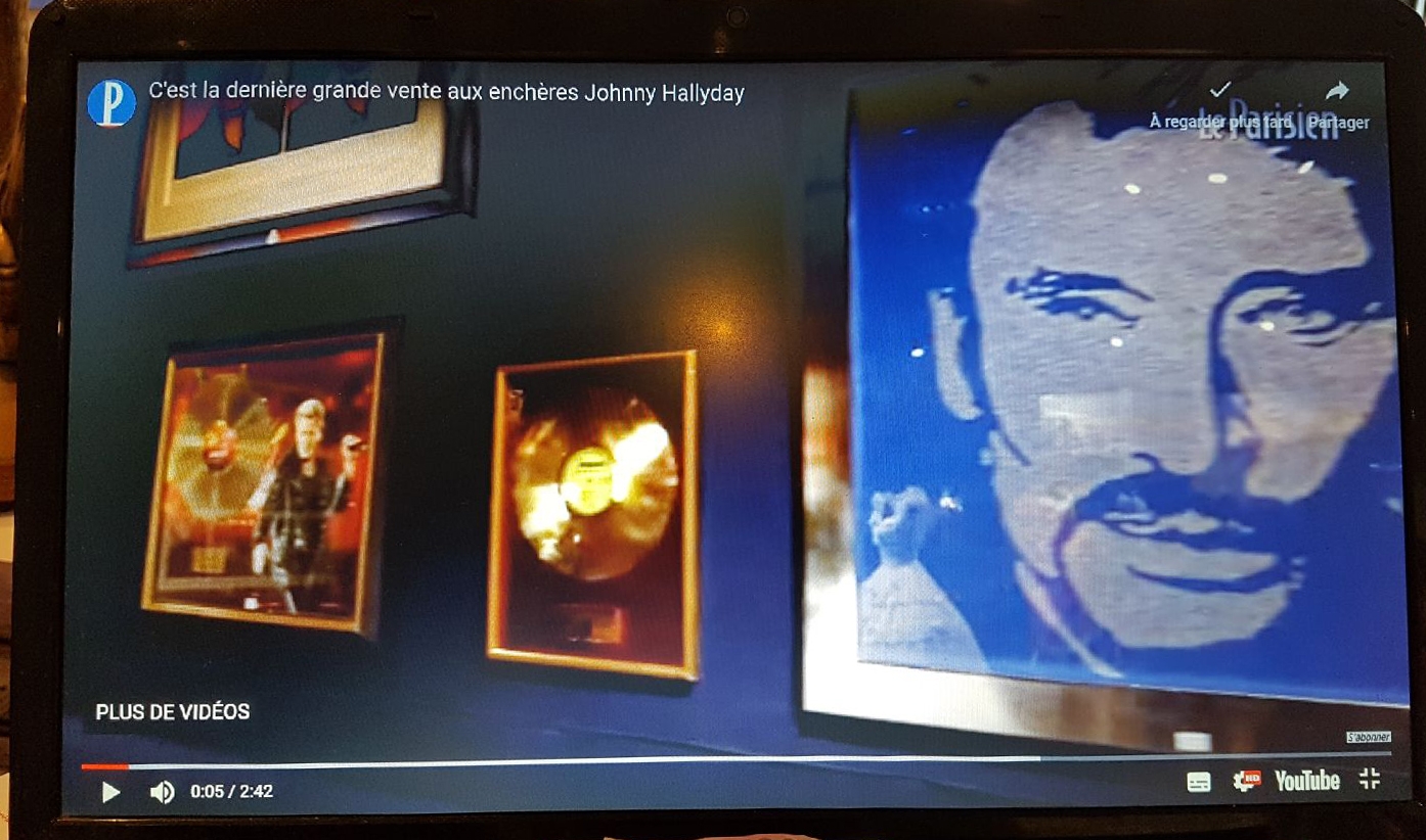 1 Drouot Paris Vente Johnny Hallyday